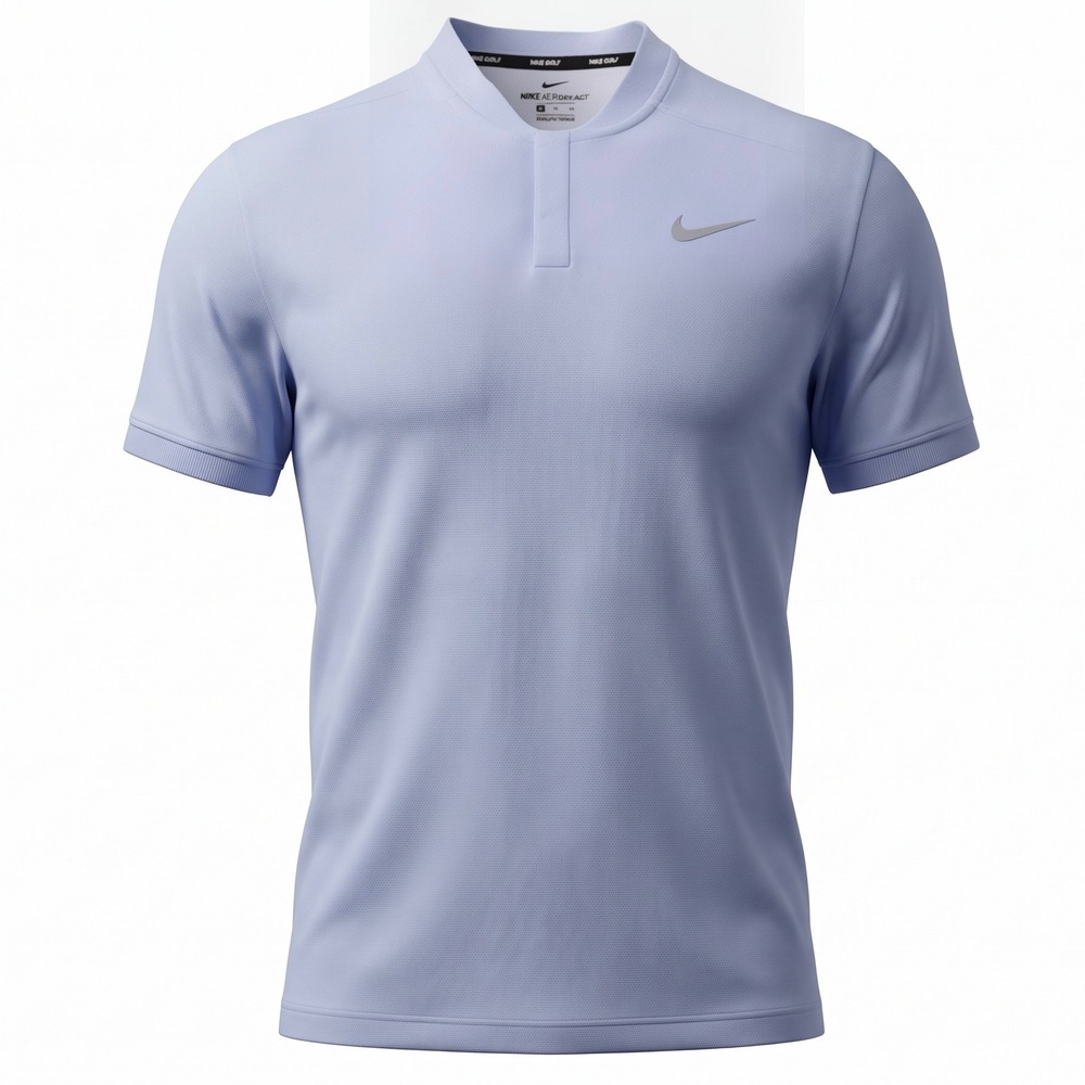 Nike Golf AeroReact Blade Collar Polo Shirt Light Blue 890046-415 Mens XL